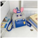 ⁦Fashion Original PU leather Bag - Zootopia Judy 3D Backpack⁩ - الصورة ⁦3⁩
