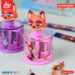 ⁦1Pc Random - 3D Silicone Sharpener - Zootopia - (2compartments)⁩ - الصورة ⁦3⁩