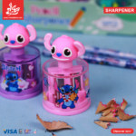 ⁦1Pc Random - 3D Silicone Sharpener - Stitch - (2compartments)⁩ - الصورة ⁦3⁩