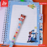 ⁦1Pc Random - Notebook With Pen - Zootopia Pink⁩ - الصورة ⁦3⁩