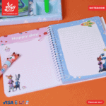 ⁦1Pc Random - Notebook With Pen - Zootopia Pink⁩ - الصورة ⁦2⁩
