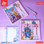 1Pc Random - Notebook With Pen - Zootopia Pink