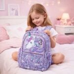 ⁦Smiggle Classic Backpack  17 Inches - Unicorn⁩ - الصورة ⁦7⁩