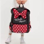 ⁦Smiggle Classic Backpack  17 Inches - Minnie Mouse⁩ - الصورة ⁦8⁩