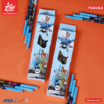 1Pack - Set of 12pcs HB Wooden Pencils - Zootopia