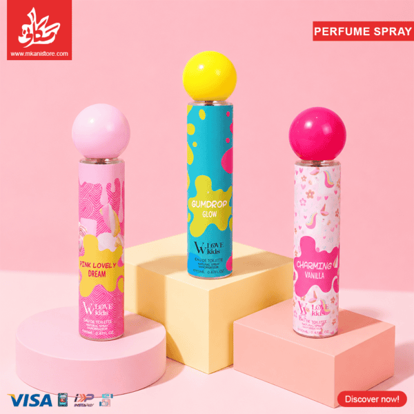 Portable Perfume Spray Set for Kids - 3×20ml - Sugar Bloom