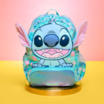 ⁦Smiggle Backpack 15 Inches With Hoodie - Stitch⁩ - الصورة ⁦8⁩