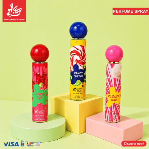 Portable Perfume Spray Set for Kids - 3×20ml - Sweet Candy