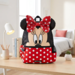 Smiggle Backpack 15 Inches With Hoodie - Minnie Mouse