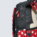 ⁦Smiggle Backpack 15 Inches With Hoodie - Minnie Mouse⁩ - الصورة ⁦4⁩