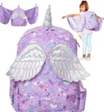 ⁦Smiggle Backpack 15 Inches With Wings - Unicorn⁩ - الصورة ⁦2⁩