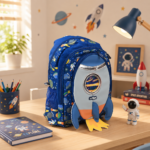 Smiggle Backpack 15 Inches - Space Rocket