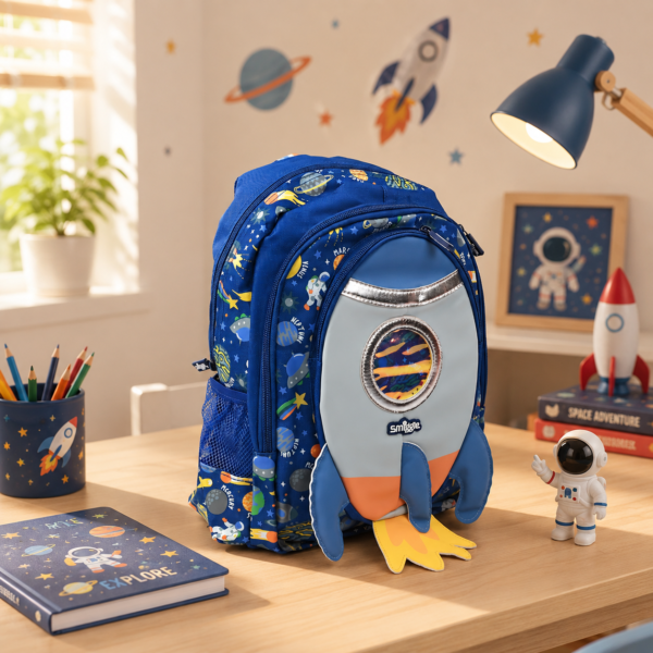 Smiggle Backpack 15 Inches - Space Rocket