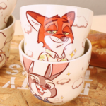 ⁦Set Of 2pcs Ceramic Mug Disney Orignal 300ml – Zootopia⁩ - الصورة ⁦6⁩
