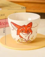 ⁦Set Of 2pcs Ceramic Mug Disney Orignal 300ml – Zootopia⁩ - الصورة ⁦4⁩
