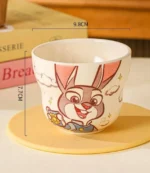 ⁦Set Of 2pcs Ceramic Mug Disney Orignal 300ml – Zootopia⁩ - الصورة ⁦3⁩