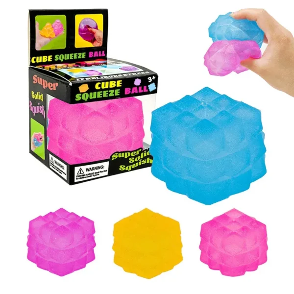 1Pc Random - Squishy Squeeze Toy Jelly Anti Stress - Cube Maltose
