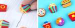 ⁦Mini Eraser - Food (Pack of 18)⁩ - الصورة ⁦2⁩