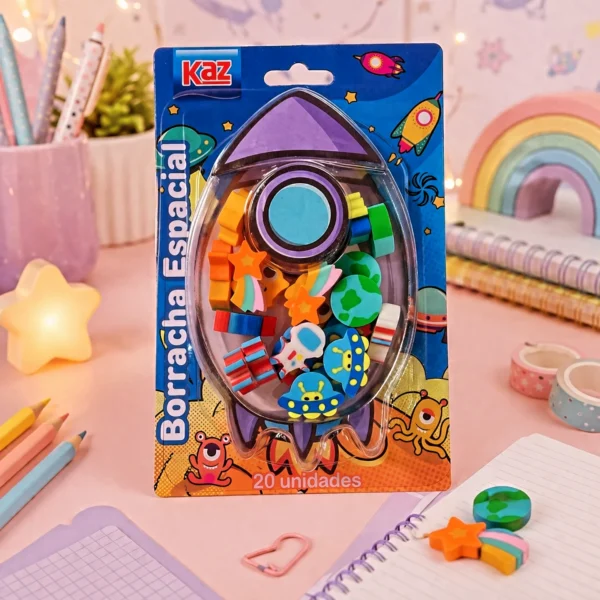 Mini Eraser - Space Rocket (Pack of 18)