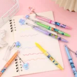 ⁦1Pc Random - Highlighter and Pen 2×1 - Stitch⁩ - الصورة ⁦3⁩