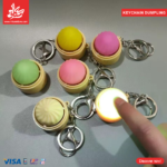 ⁦1Pc Random - Keychain Simulation Dumpling - LED⁩ - الصورة ⁦3⁩