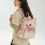 ⁦Fashion Original PU leather Bag - Lulu Caty 3D Backpack⁩ - الصورة ⁦7⁩