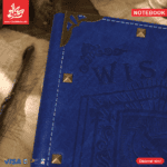 ⁦Vintage Notebook Leather 17×23cm Harry Potter - with Magnet Lock - Blue 80 Pages⁩ - الصورة ⁦6⁩