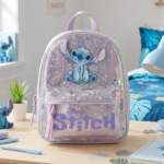 Sequins Backpack Purple Lilac - Stitch