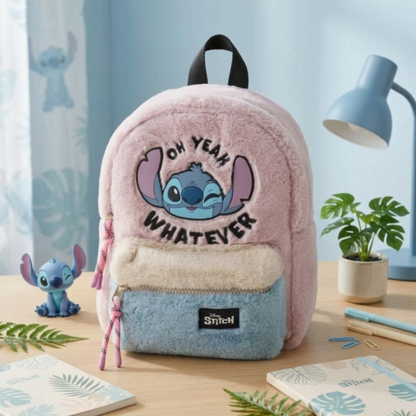 Fashionable Soft Plush Backpack - Stitch