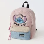 ⁦Fashionable Soft Plush Backpack - Stitch⁩ - الصورة ⁦4⁩