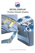 ⁦Fashion Original PU leather Bag - Stitch 3D Backpack⁩ - الصورة ⁦8⁩