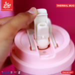 ⁦1Pc Random - 3D Thermal Mug - POP Stitch Pink - 550ml⁩ - الصورة ⁦5⁩