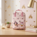 ⁦Backpack For Kids – Minnie & Daisy - Pink 28cm⁩ - الصورة ⁦2⁩
