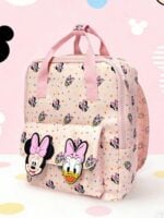 ⁦Backpack For Kids – Minnie & Daisy - Pink 28cm⁩ - الصورة ⁦4⁩
