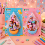 1Pc Random - Mini Eraser - Donuts & Ice Cream (Pack of 18)