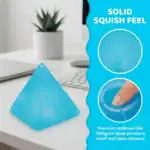 ⁦1Pc Random - Squishy Squeeze Toy Jelly Anti Stress - Pyramid⁩ - الصورة ⁦5⁩