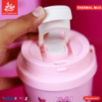 ⁦1Pc Random - 3D Thermal Mug - POP Stitch Pink - 550ml⁩ - الصورة ⁦4⁩