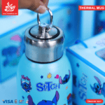 ⁦1Pc Random - Mini Thermal Mug Stylish & Portable Insulated - Stitch 300ml⁩ - الصورة ⁦6⁩