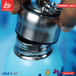 ⁦1Pc Random - Mini Thermal Mug Stylish & Portable Insulated - Stitch 300ml⁩ - الصورة ⁦5⁩