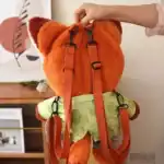 ⁦1Pc Random - Zootopia Furry 3D Back Bag - For Kids⁩ - الصورة ⁦2⁩
