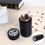 ⁦1Pc Random - Creative Tire Stainless Steel Mug - 320ml⁩ - الصورة ⁦7⁩