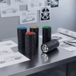 ⁦1Pc Random - Creative Tire Stainless Steel Mug - 320ml⁩ - الصورة ⁦3⁩