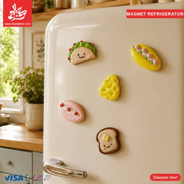 1Pc Random Polymer Clay - Fridge Magnet - Food