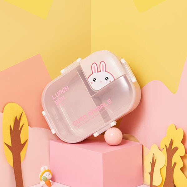 Rabbit Lunch Box Set - 1.4L with Spoon & Fork