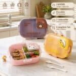 ⁦Bear Lunch Box Set - 1.4L with Spoon & Fork⁩ - الصورة ⁦7⁩