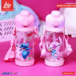 1Pc Random - Acrylic Bottle - Stitch Pink