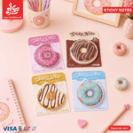 1Pc Random - Sticky Notes Mix 60 Sheets - Donut