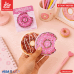 ⁦1Pc Random - Sticky Notes Mix 60 Sheets - Donut⁩ - الصورة ⁦2⁩
