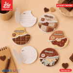 ⁦1Pc Random - Sticky Notes Mix 60 Sheets - Chocolate⁩ - الصورة ⁦4⁩