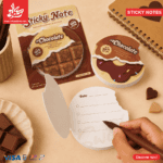⁦1Pc Random - Sticky Notes Mix 60 Sheets - Chocolate⁩ - الصورة ⁦3⁩